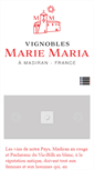 Mobile Screenshot of marie-maria.com